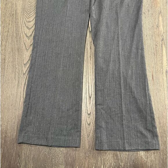 NWT Investments Barely Flare Leg Pants The PARK AVE Fit Stretch Gray 14 Long - Picture 2 of 12